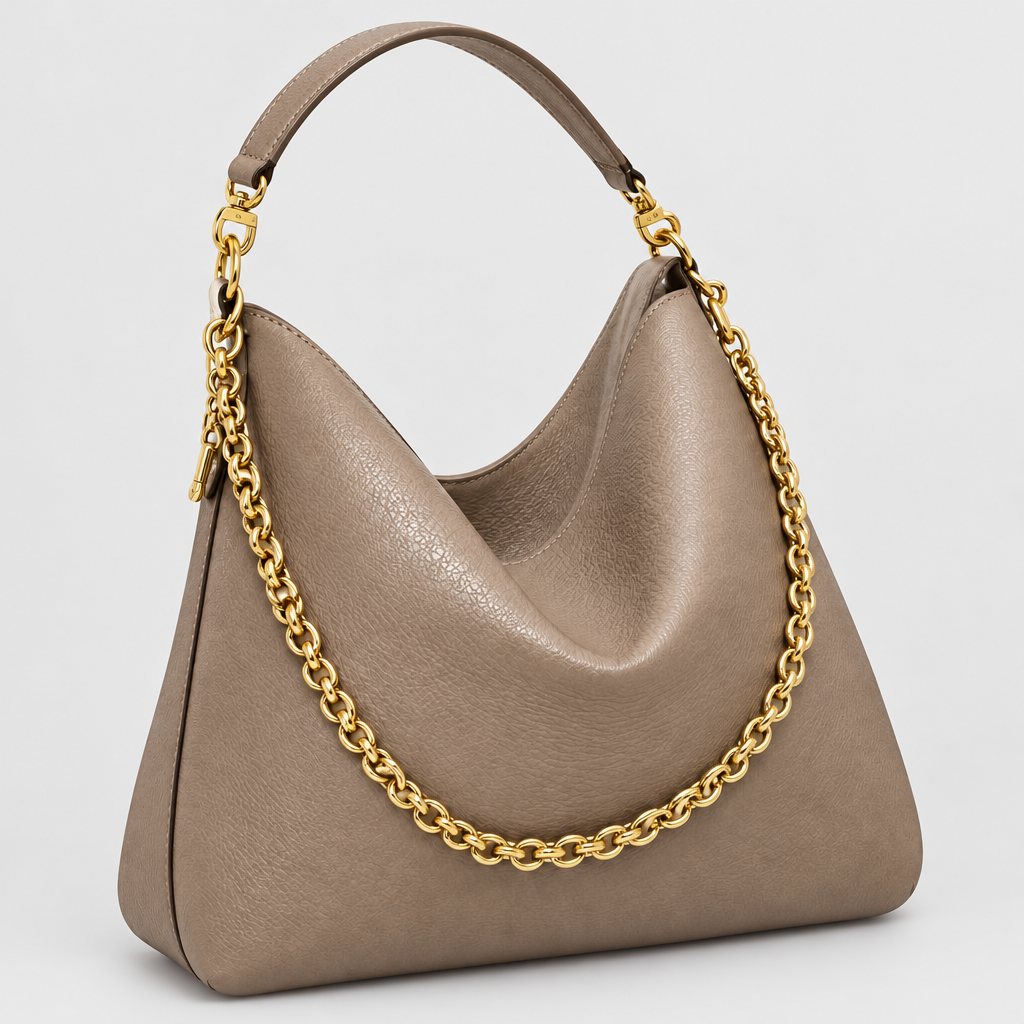 JT studio 2026-10-08 | Chain Trim Hobo Shoulder Bag | main-detail