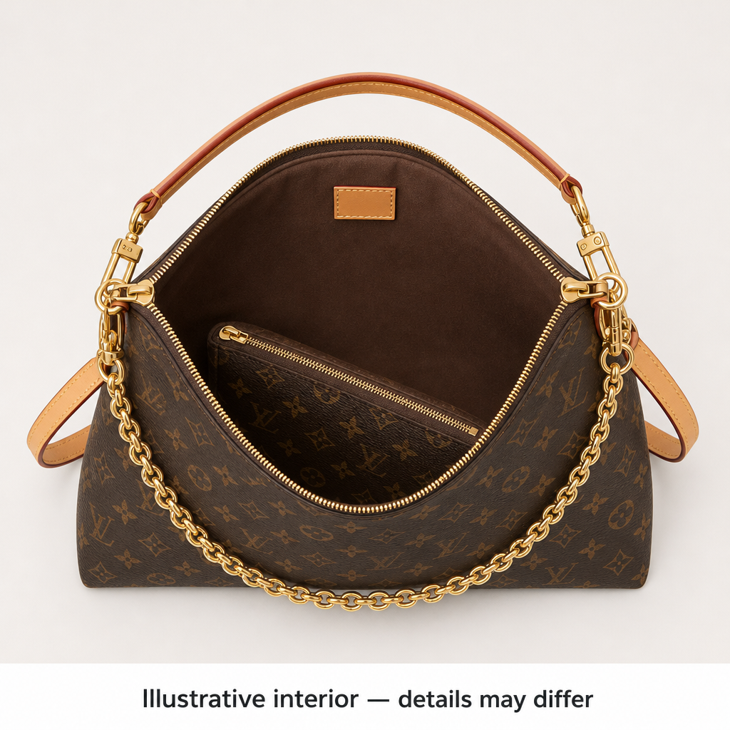 Illustrative interior — details may differ