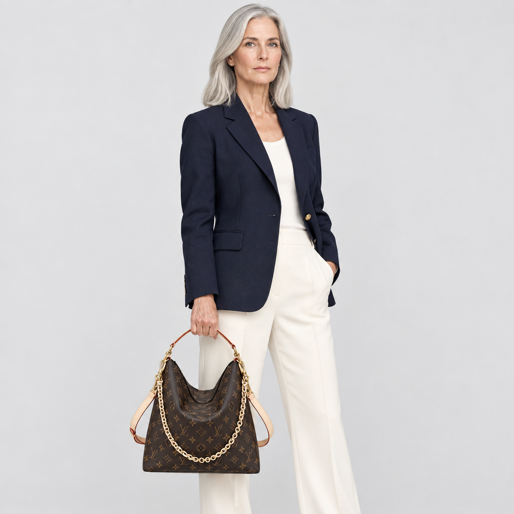 JT studio 2026-10-08 | Chain Trim Hobo Shoulder Bag | main-carried