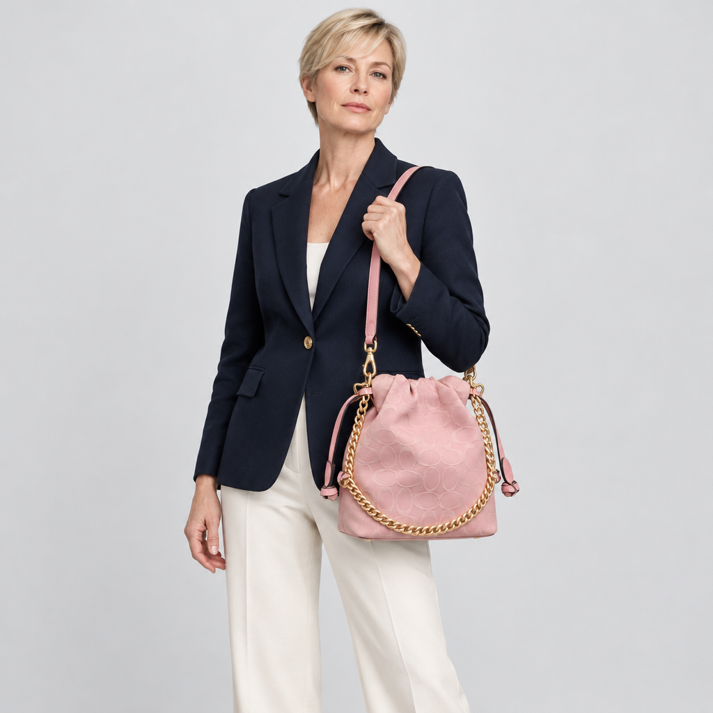 JT studio 2026-10-08 | Drawstring Chain Bucket Bag | main-carried