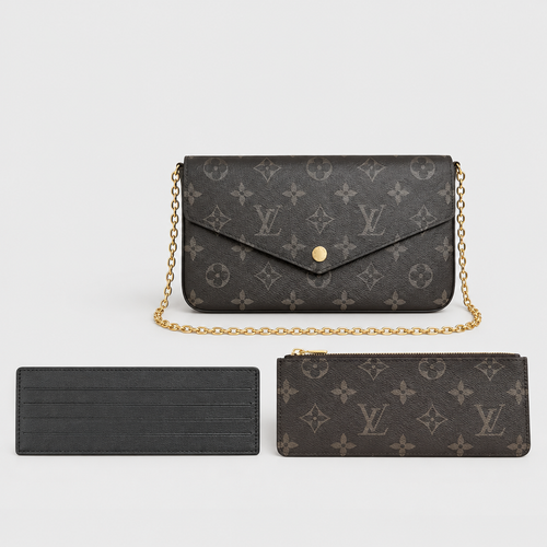 Envelope Chain Strap Clutch