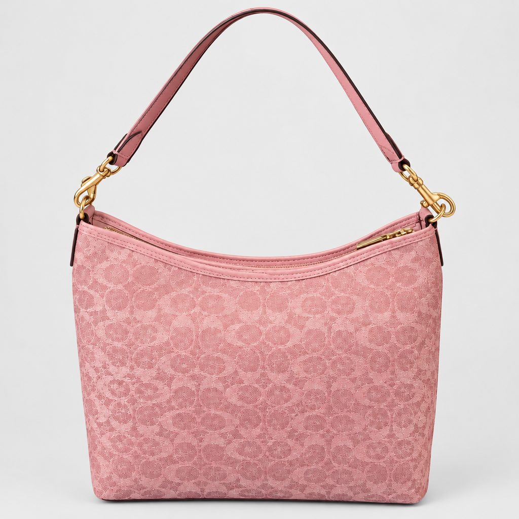 JT studio 2026-10-08 | Pink Circular Print Hobo Bag | main-detail