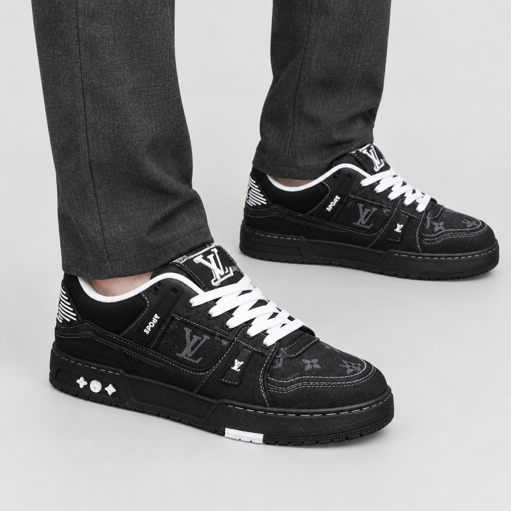 JT studio 2026-10-08 | Men's Graphic Platform Sneakers | main-on-foot