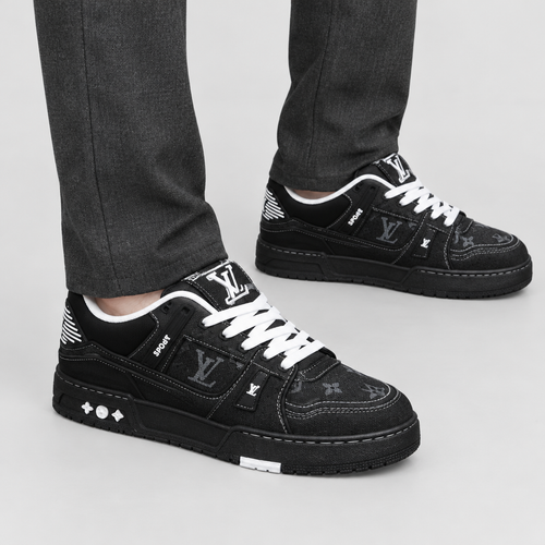 Men's Graphic Platform Sneakers