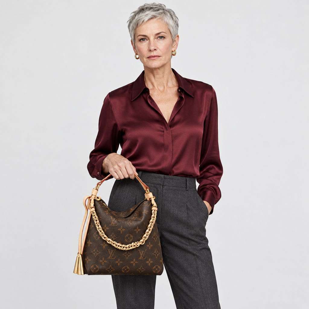 JT studio 2026-10-08 | Chain Trim Hobo Shoulder Bag | main-carried