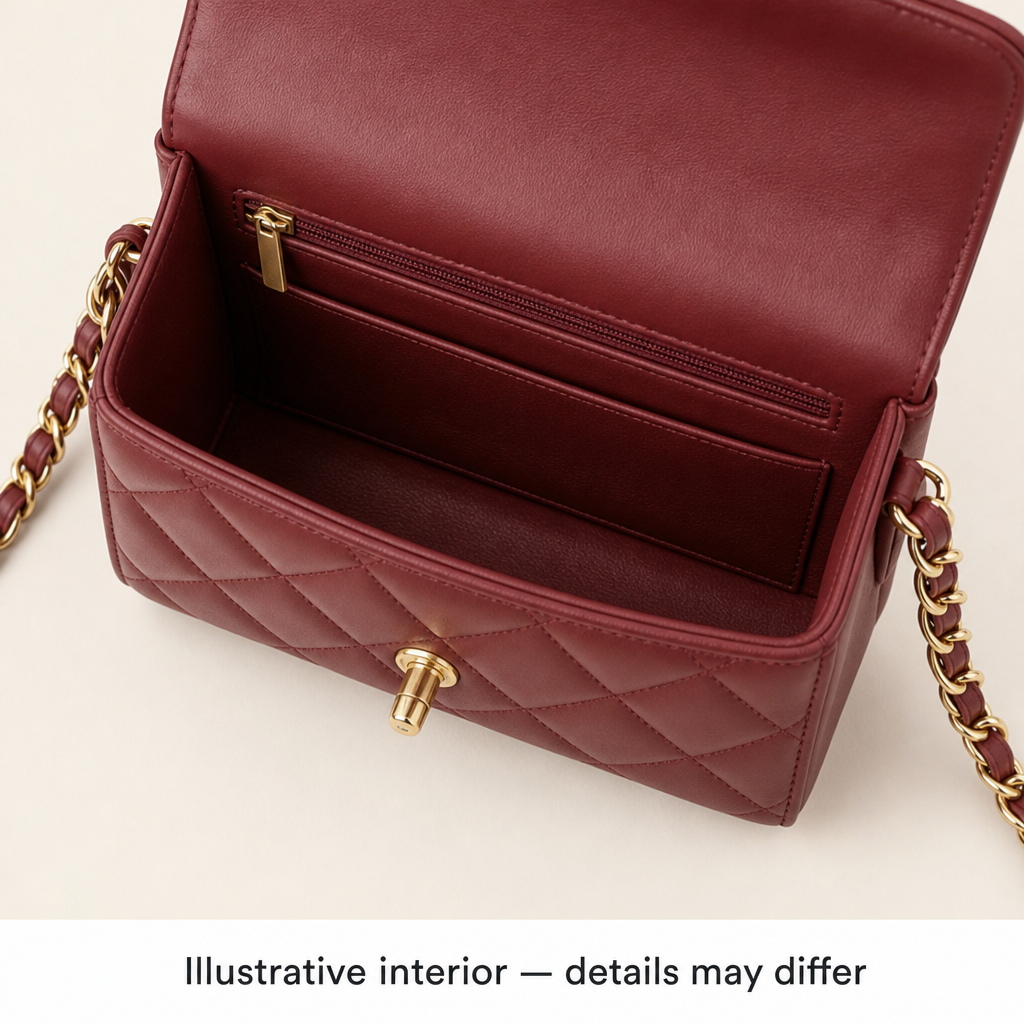 Illustrative interior — details may differ
