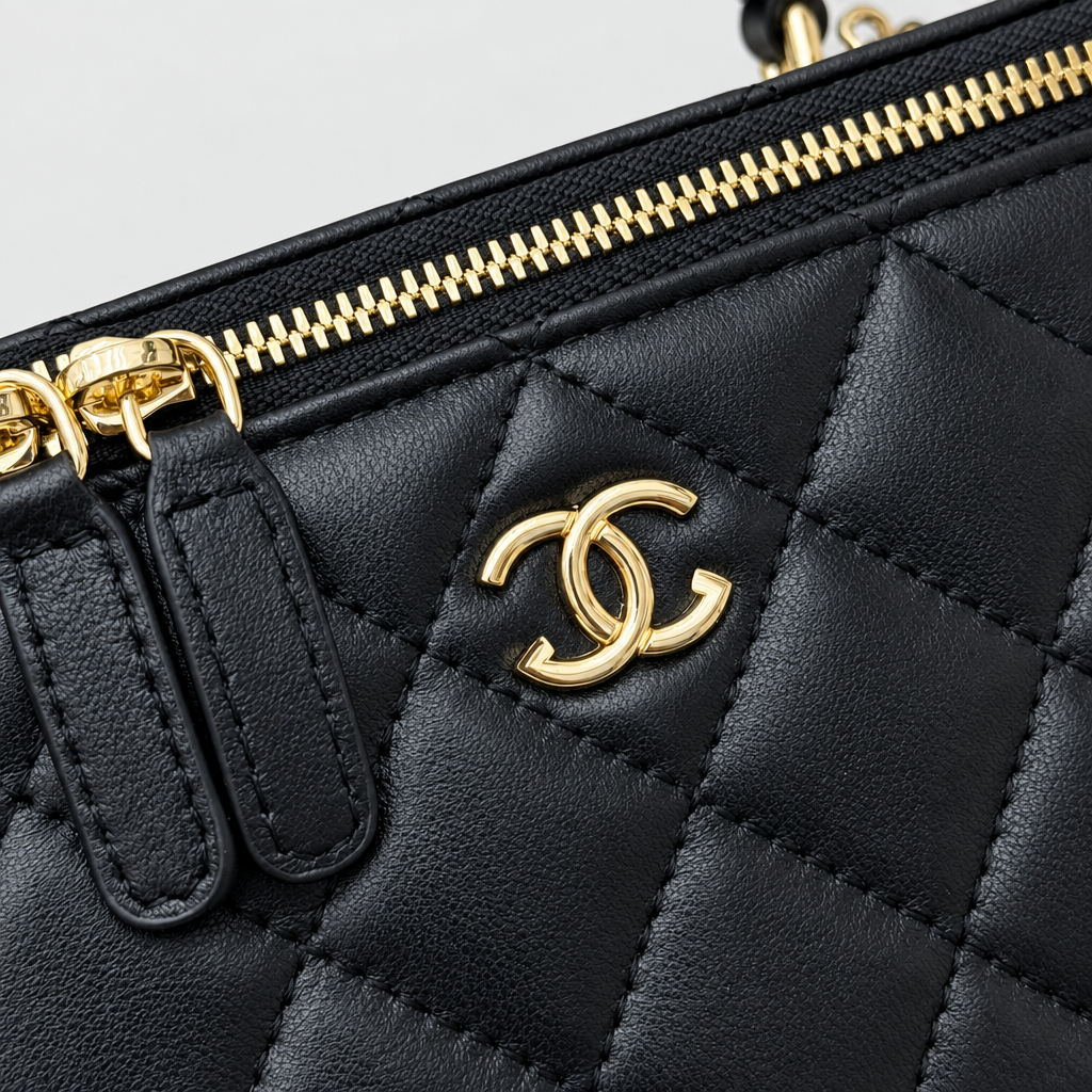 JT studio 2026-10-08 | Quilted Leather Vanity Crossbody Bag | black-hardware-detail