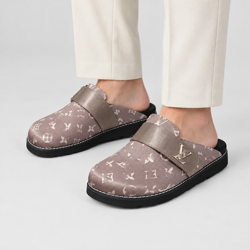 Unisex Patterned Platform Clog Mules