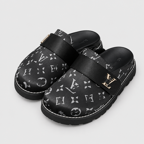 Unisex Patterned Clog Mules