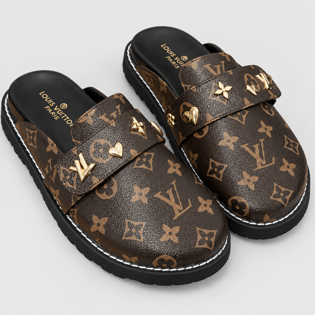 JT studio 2026-10-08 | Unisex Patterned Clog Mules | main-upper-detail