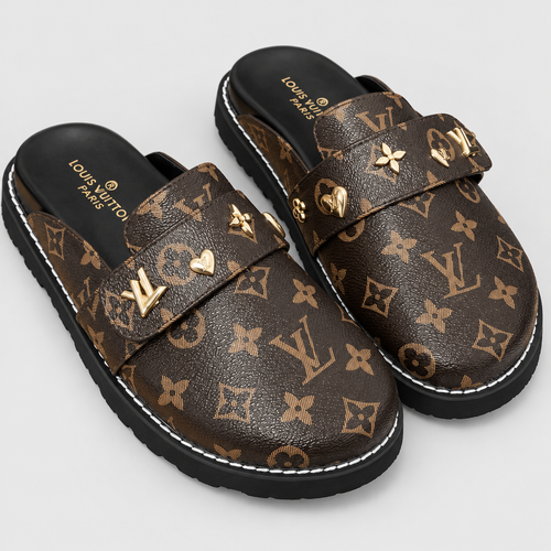 Unisex Patterned Clog Mules