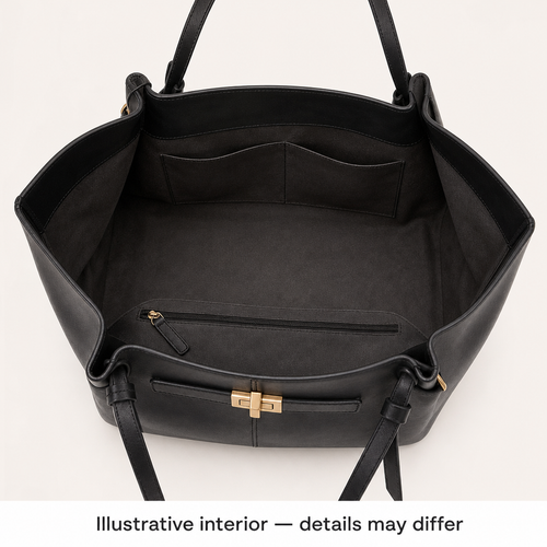 Women's Winged PU Tote Bag