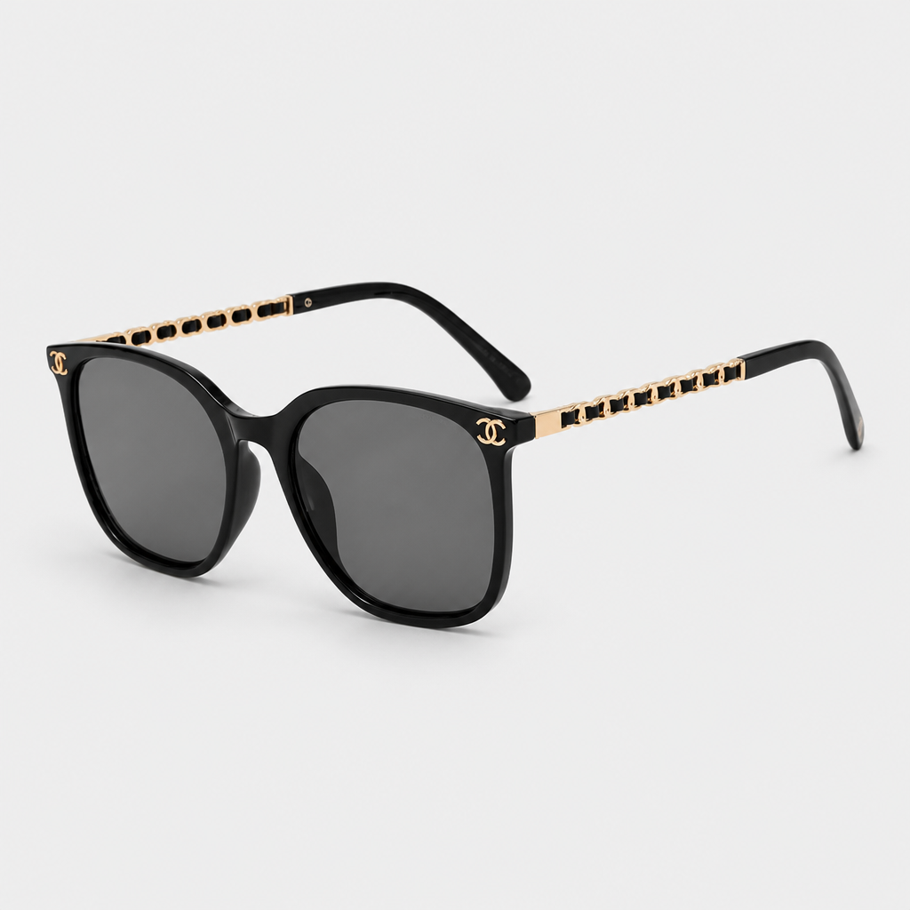 Logo-Accent Square Eyewear — full product view