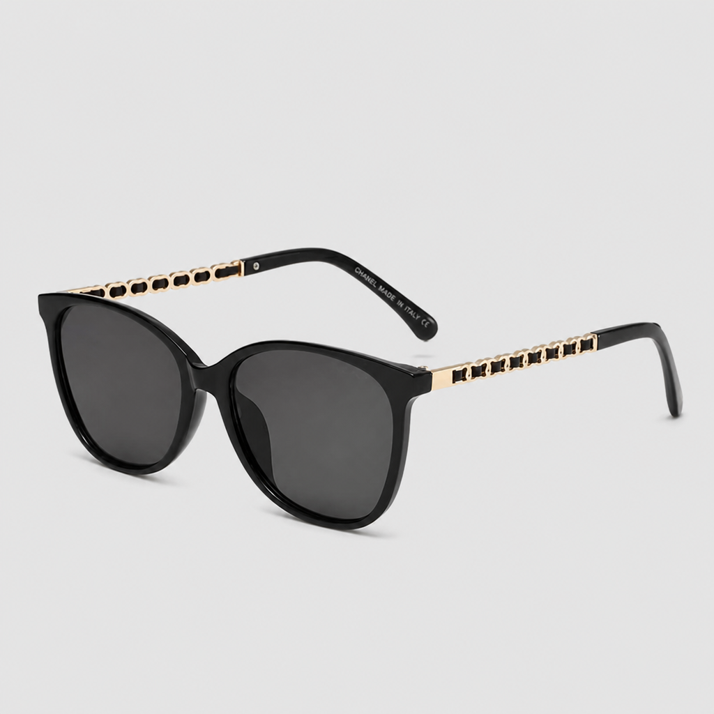 Chain-Detail Square Eyewear — full product view