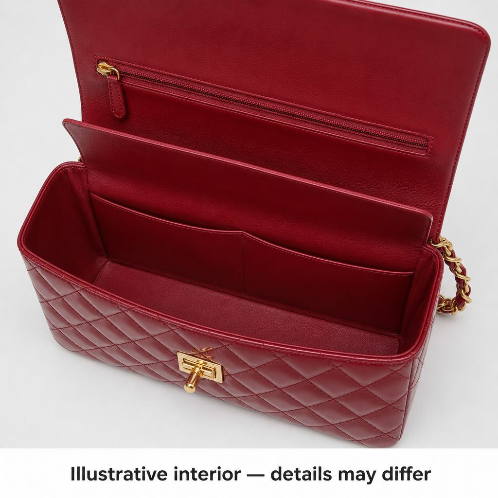Illustrative interior — details may differ
