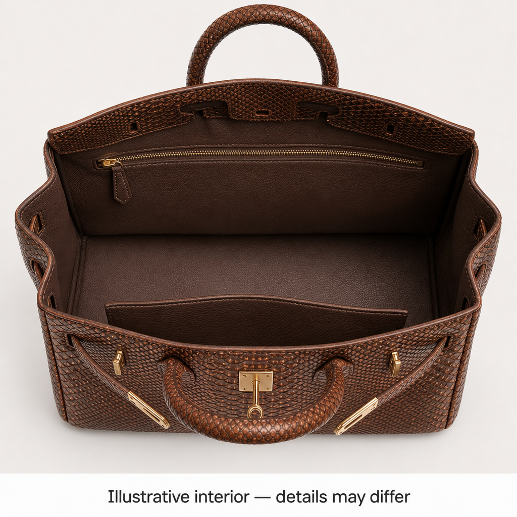 Illustrative interior — details may differ