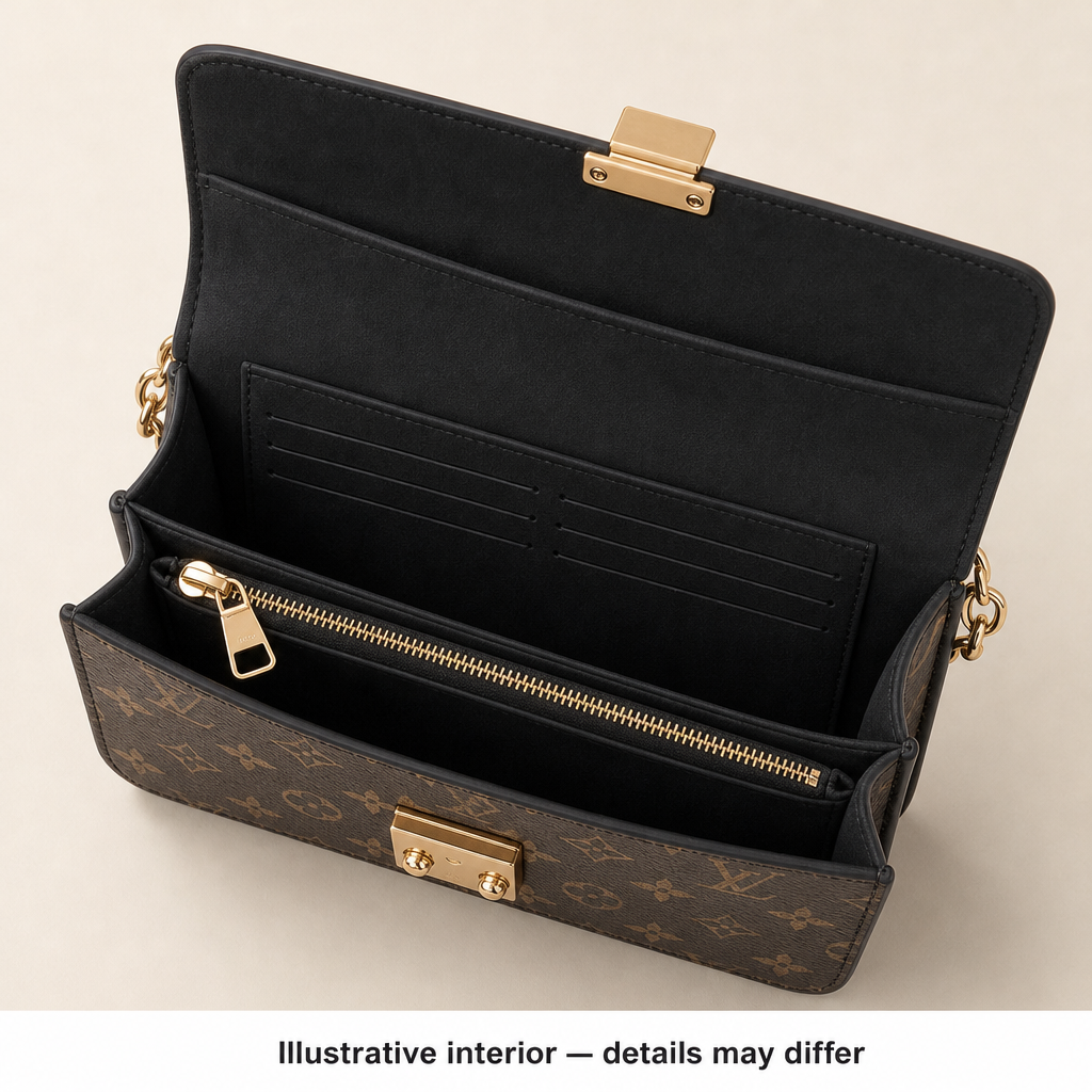 Illustrative interior — details may differ