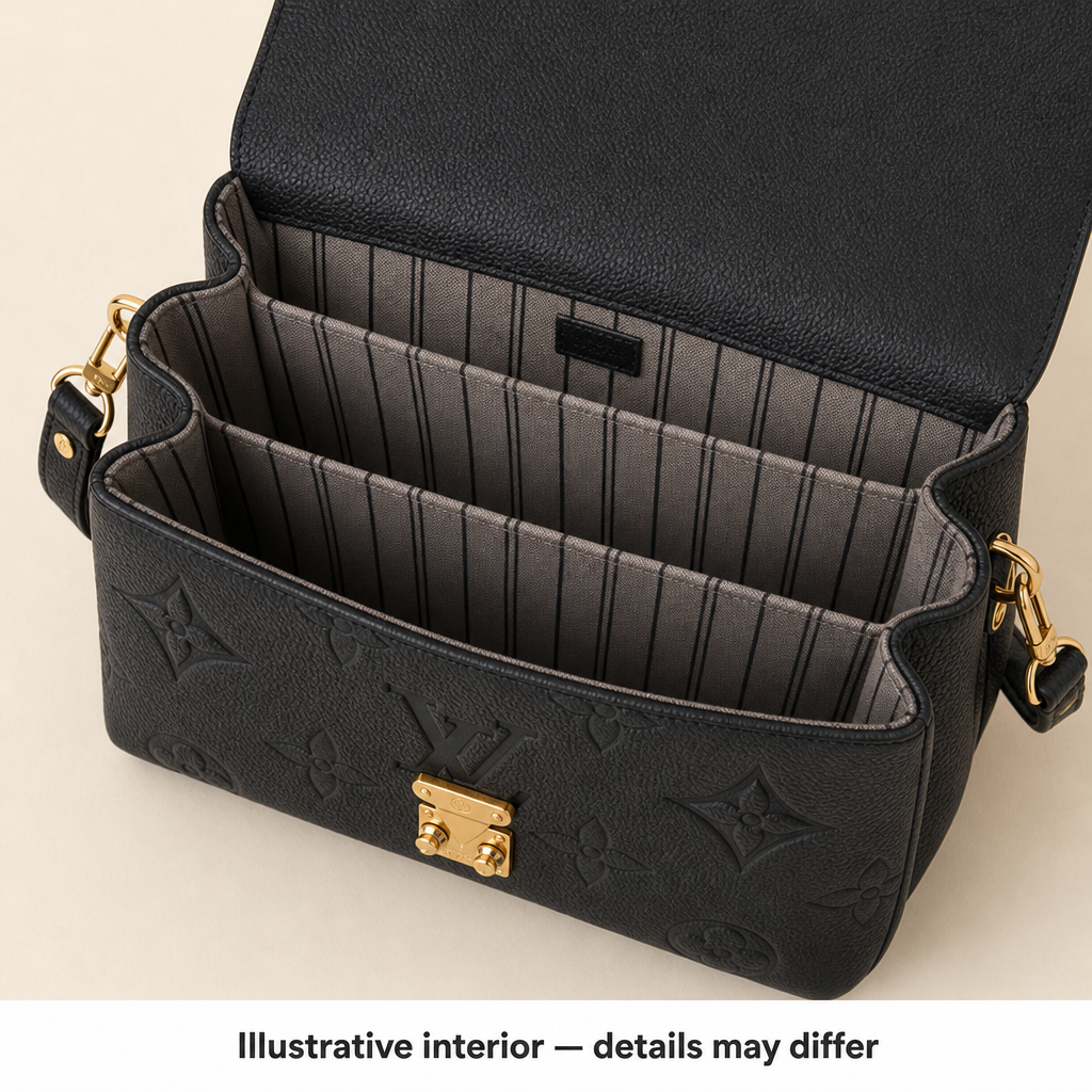 Illustrative interior — details may differ