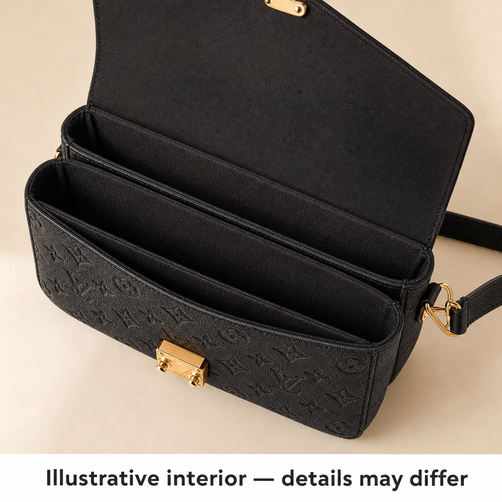 Illustrative interior — details may differ