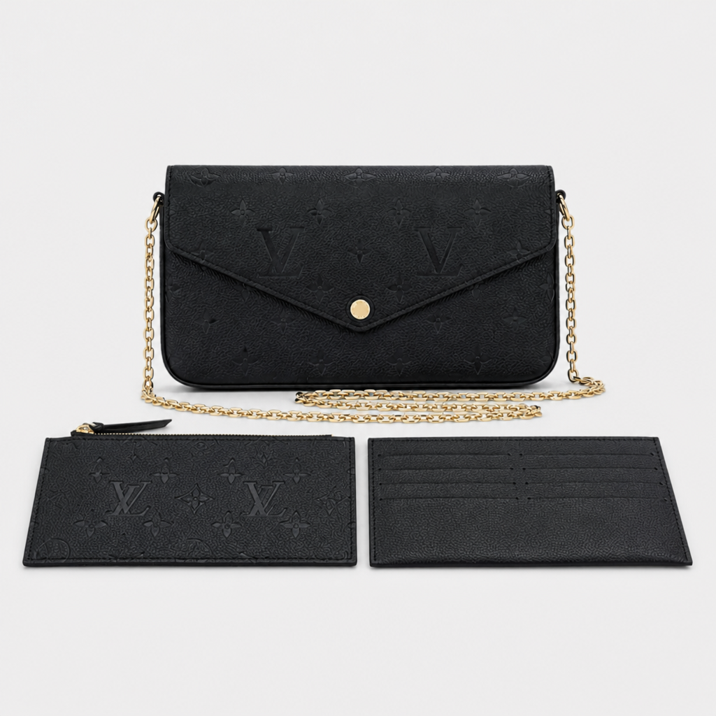 JT verified 15428303356154-front-009 bbb230a74a25 — Black Embossed Monogram