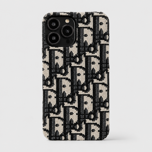 Fashion Embroidered Half-Pack Protective Phone Case for iPhone