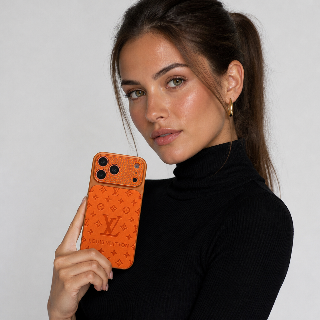 Orange — studio model photo.