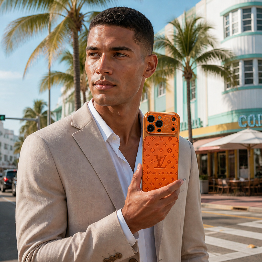 Orange — lifestyle photo in Miami.