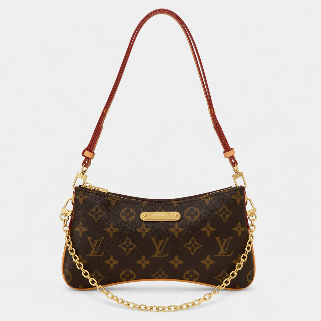 Brown monogram — front view.