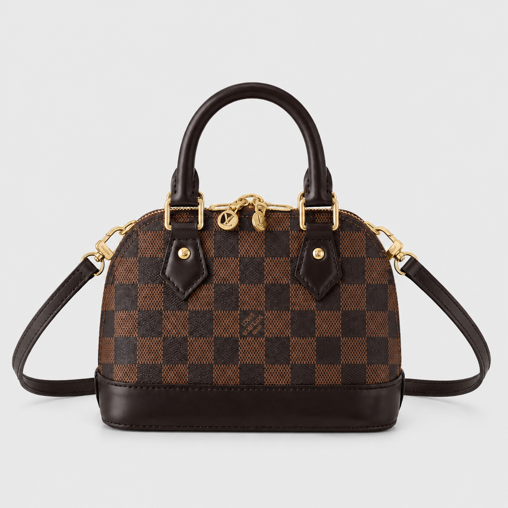 JT verified 15428694671610-front-035 e34f86d8e2f3 — Dark checker, narrow strap — 7.1 in