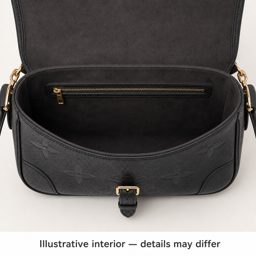 Illustrative interior — details may differ