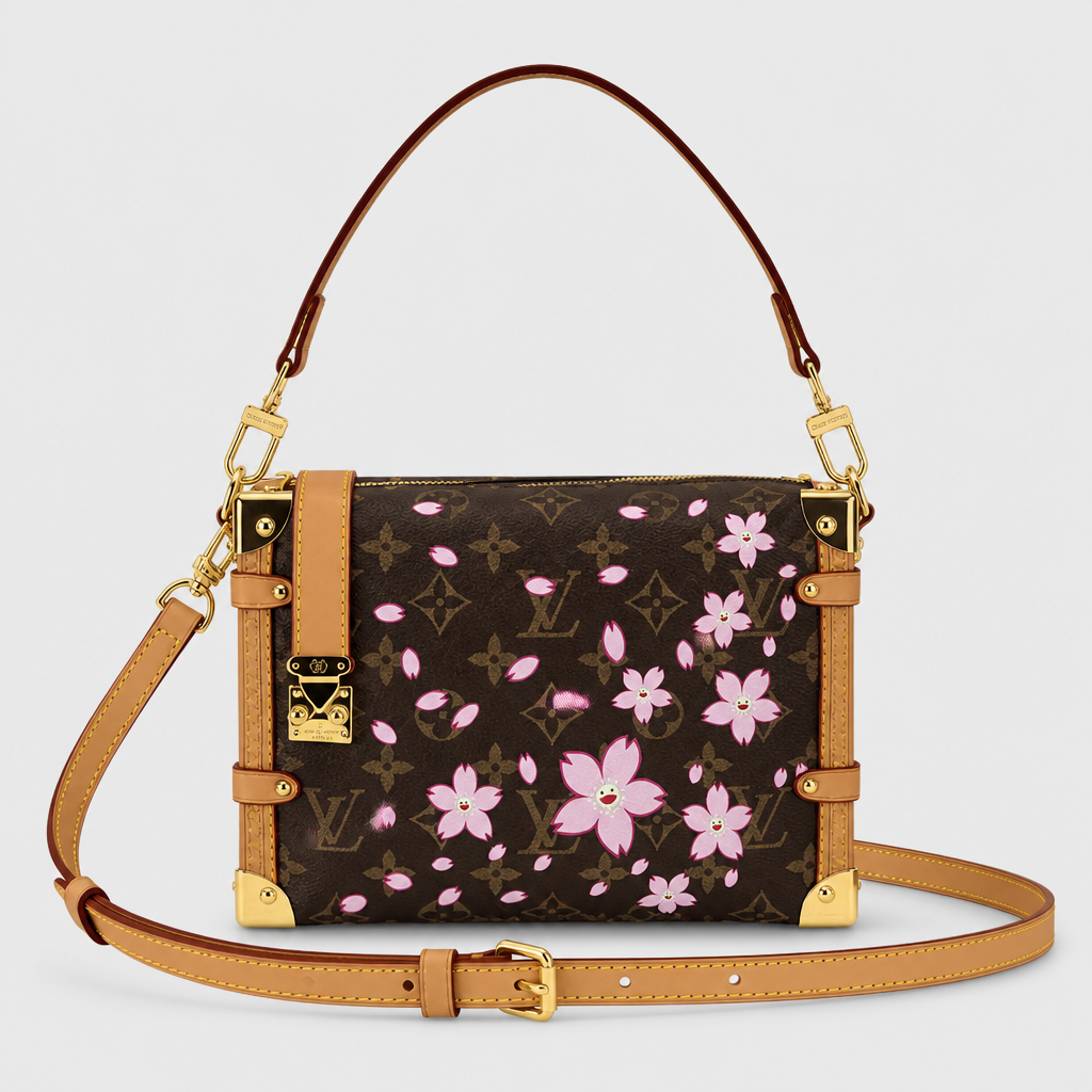 JT verified 15428696015098-front-003 8212d809a5e3 — Dark brown pink-floral monogram