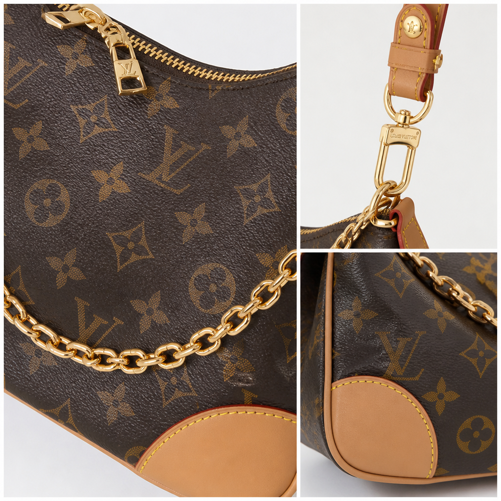 JT verified 15428696047866-detail-collage 4005cdff86f8 — Brown monogram, tan corners