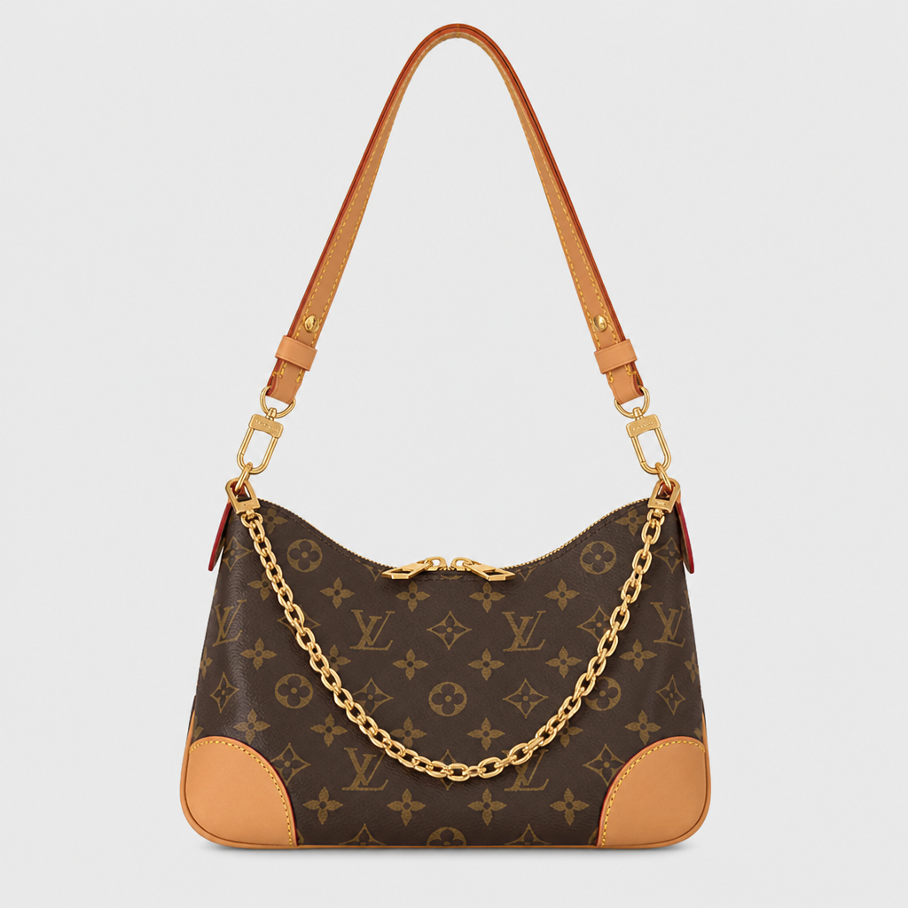 JT verified 15428696047866-front-001 44406b160898 — Brown monogram, tan corners