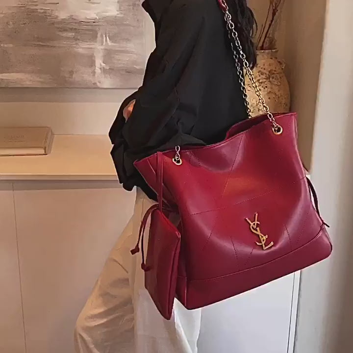 Women's Retro Quilted Chain Shoulder Bag