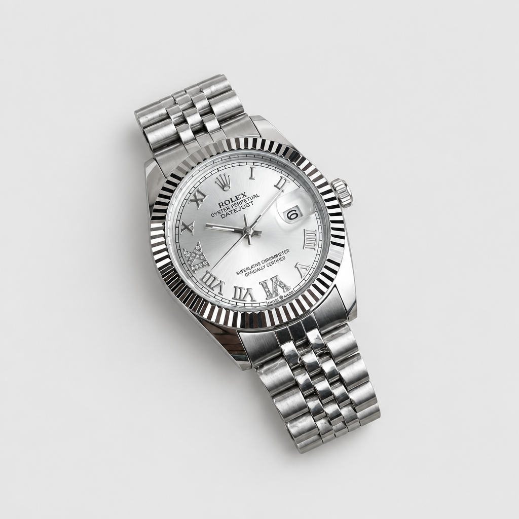 JT SOP 2026-10-06 — Silver Tone / White Dial With Decorative Markers