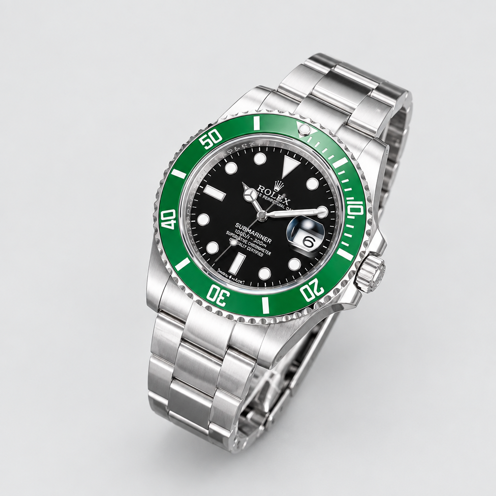 JT SOP 2026-10-06 — Silver Tone / Green Dial / Black Bezel