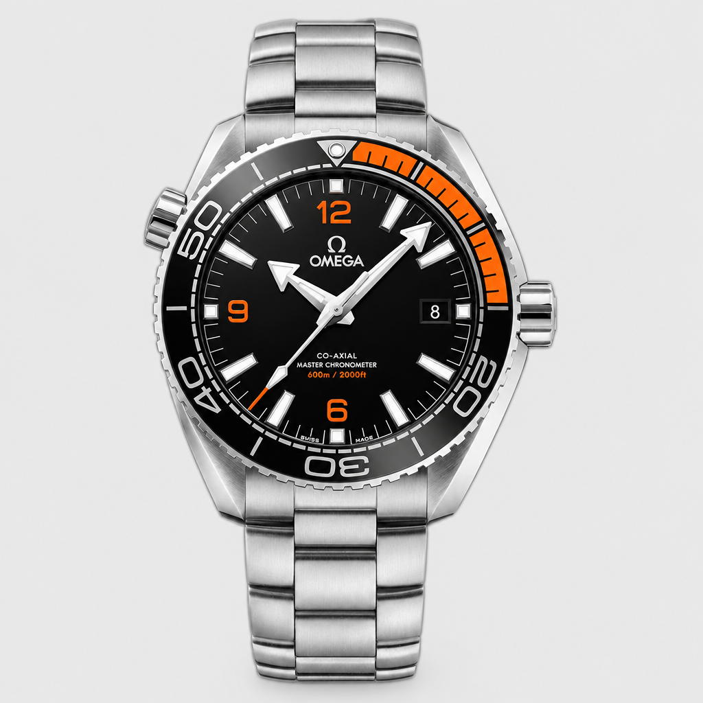 JT SOP 2026-10-06 — Black / Orange Bezel Accent / Bracelet