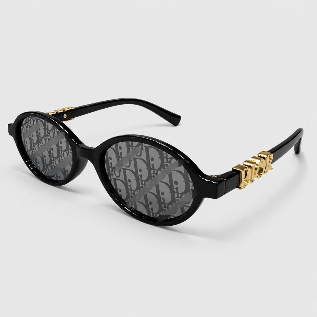 JT SOP 2026-10-06 — Black Frame With Patterned Lenses