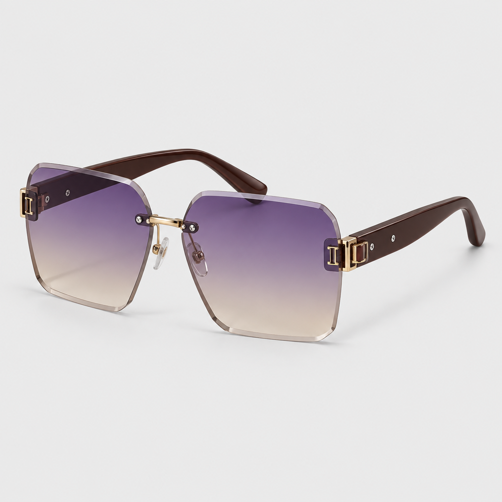 JT SOP 2026-10-06 — Brown Frame / Purple Gradient Lenses