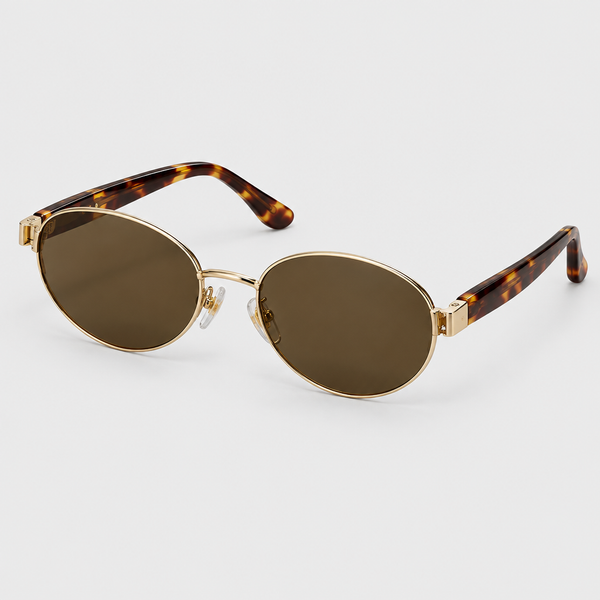 Retro Round Frame Sunglasses