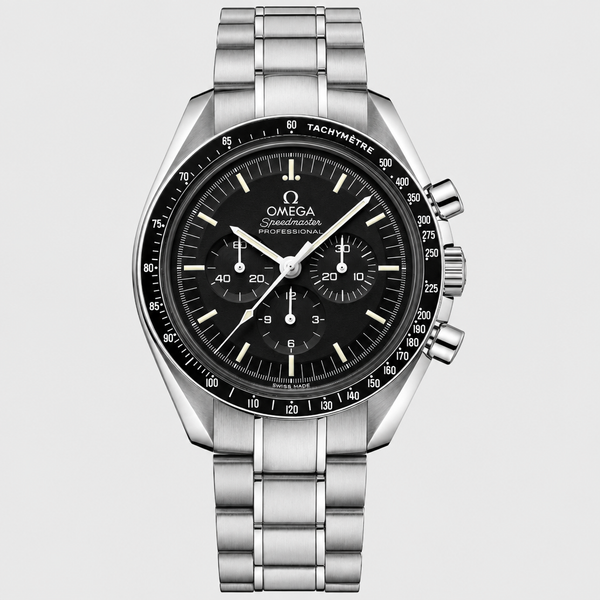 Baton-Dial Tachymeter Bracelet Watch