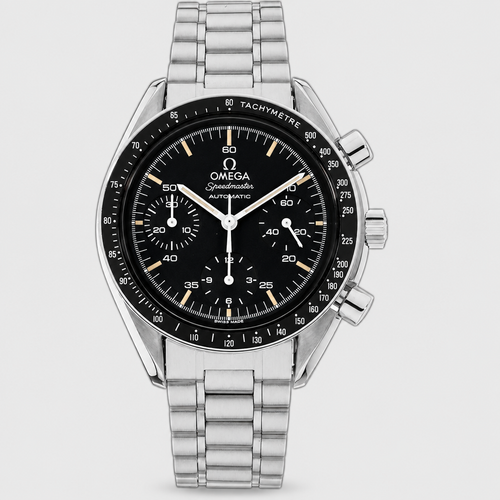 Baton-Dial Tachymeter Bracelet Watch
