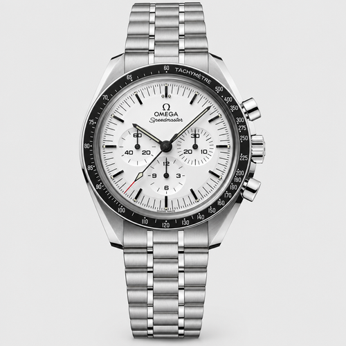 Baton-Dial Tachymeter Bracelet Watch