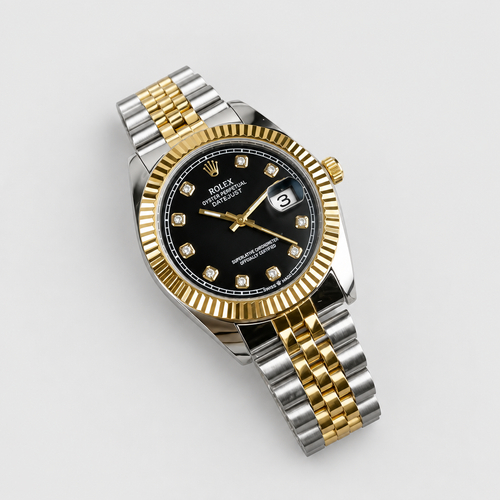 Fluted-Bezel Decorative Marker Watch