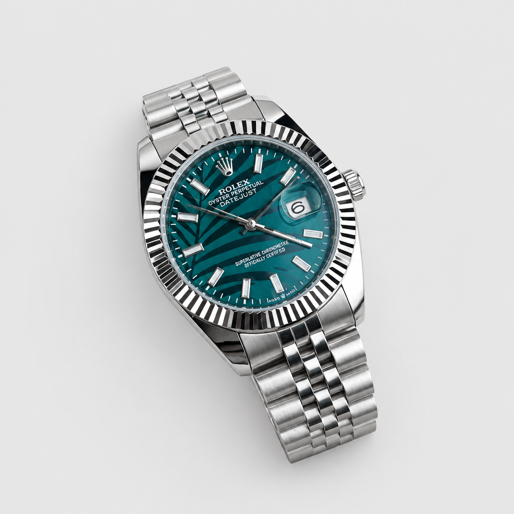 JT SOP 2026-10-06 — Silver Tone / Green Patterned Dial
