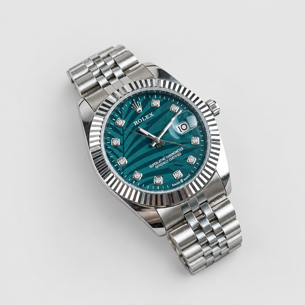 JT SOP 2026-10-06 — Silver Tone / Green Decorative Dial