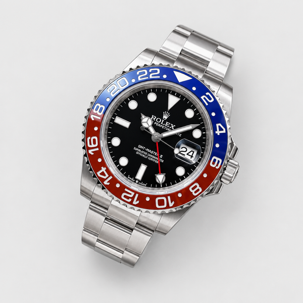 Two-Color-Bezel Bracelet Watch