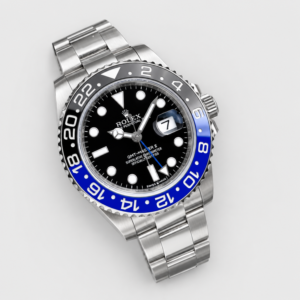 JT SOP 2026-10-06 — Silver Tone / Black Dial / Blue Black Bezel