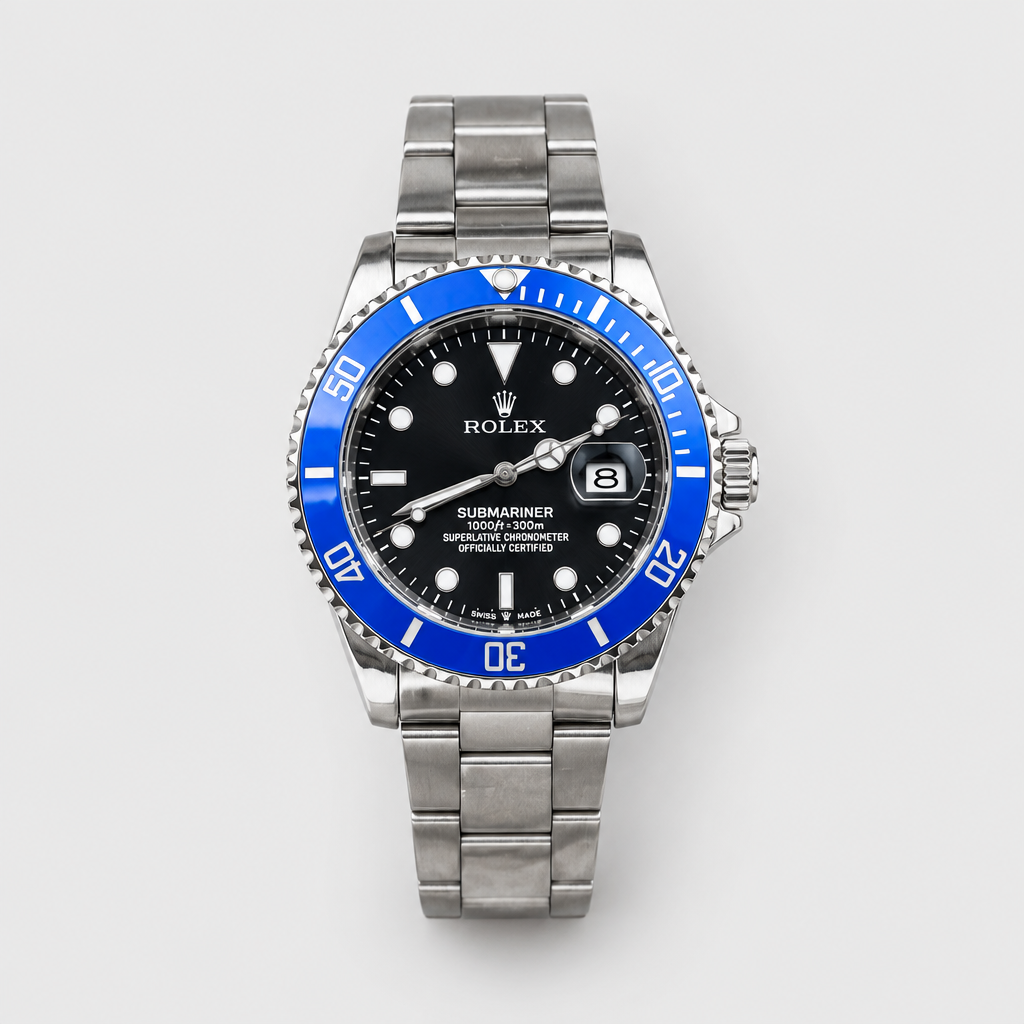 JT SOP 2026-10-06 — Silver Tone / Black Dial / Blue Bezel