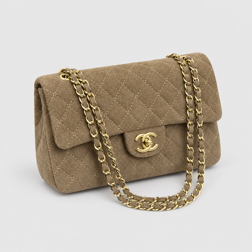 Retro Quilted Chain Crossbody Bag